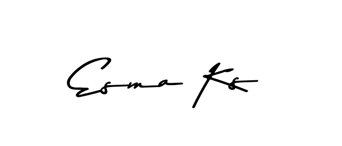 if you are searching for the best signature style for your name Esma Ks. so please give up your signature search. here we have designed multiple signature styles  using Asem Kandis PERSONAL USE. Esma Ks signature style 9 images and pictures png