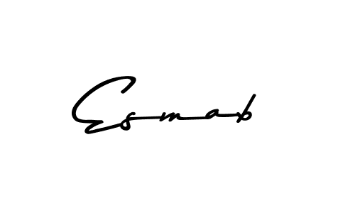 It looks lik you need a new signature style for name Esmab. Design unique handwritten (Asem Kandis PERSONAL USE) signature with our free signature maker in just a few clicks. Esmab signature style 9 images and pictures png