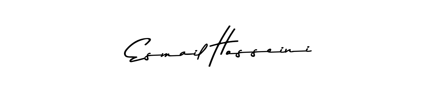 Create a beautiful signature design for name Esmail Hosseini. With this signature (Asem Kandis PERSONAL USE) fonts, you can make a handwritten signature for free. Esmail Hosseini signature style 9 images and pictures png