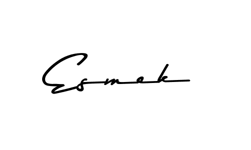 How to make Esmek signature? Asem Kandis PERSONAL USE is a professional autograph style. Create handwritten signature for Esmek name. Esmek signature style 9 images and pictures png