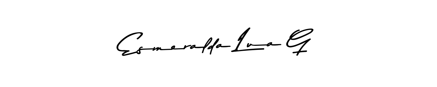 This is the best signature style for the Esmeralda Lua G name. Also you like these signature font (Asem Kandis PERSONAL USE). Mix name signature. Esmeralda Lua G signature style 9 images and pictures png