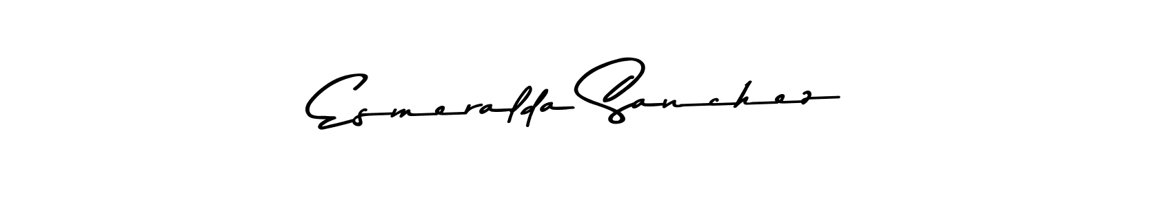 How to make Esmeralda Sanchez signature? Asem Kandis PERSONAL USE is a professional autograph style. Create handwritten signature for Esmeralda Sanchez name. Esmeralda Sanchez signature style 9 images and pictures png