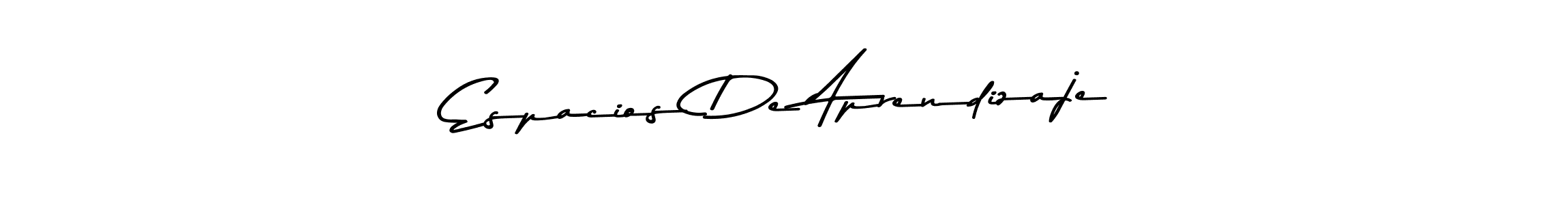 Espacios De Aprendizaje stylish signature style. Best Handwritten Sign (Asem Kandis PERSONAL USE) for my name. Handwritten Signature Collection Ideas for my name Espacios De Aprendizaje. Espacios De Aprendizaje signature style 9 images and pictures png