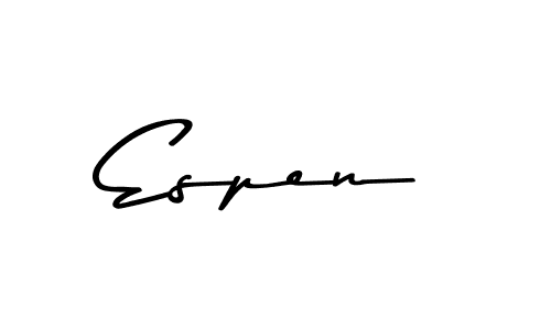 Also we have Espen name is the best signature style. Create professional handwritten signature collection using Asem Kandis PERSONAL USE autograph style. Espen signature style 9 images and pictures png