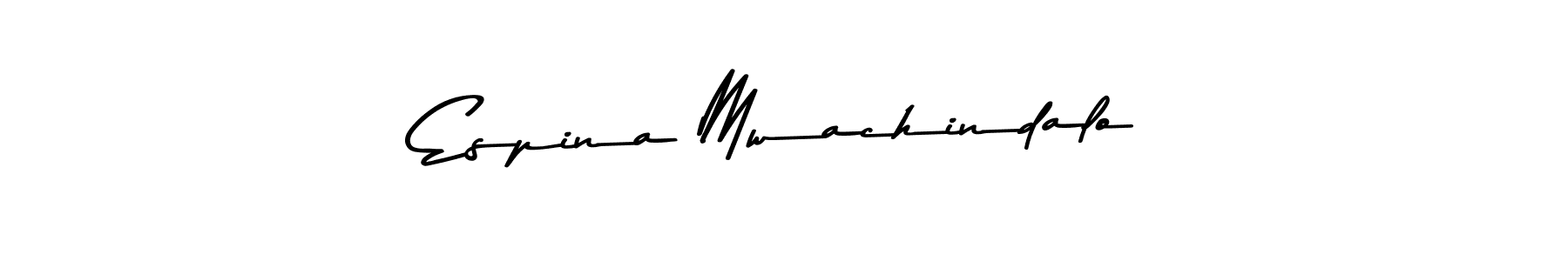 Use a signature maker to create a handwritten signature online. With this signature software, you can design (Asem Kandis PERSONAL USE) your own signature for name Espina Mwachindalo. Espina Mwachindalo signature style 9 images and pictures png
