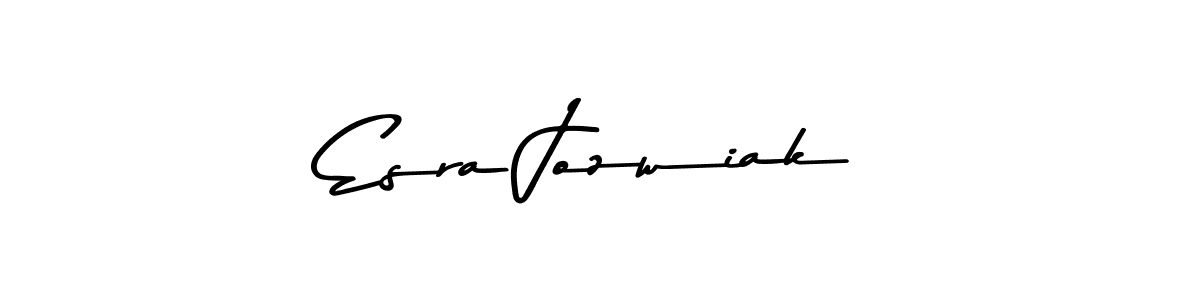 Esra Jozwiak stylish signature style. Best Handwritten Sign (Asem Kandis PERSONAL USE) for my name. Handwritten Signature Collection Ideas for my name Esra Jozwiak. Esra Jozwiak signature style 9 images and pictures png