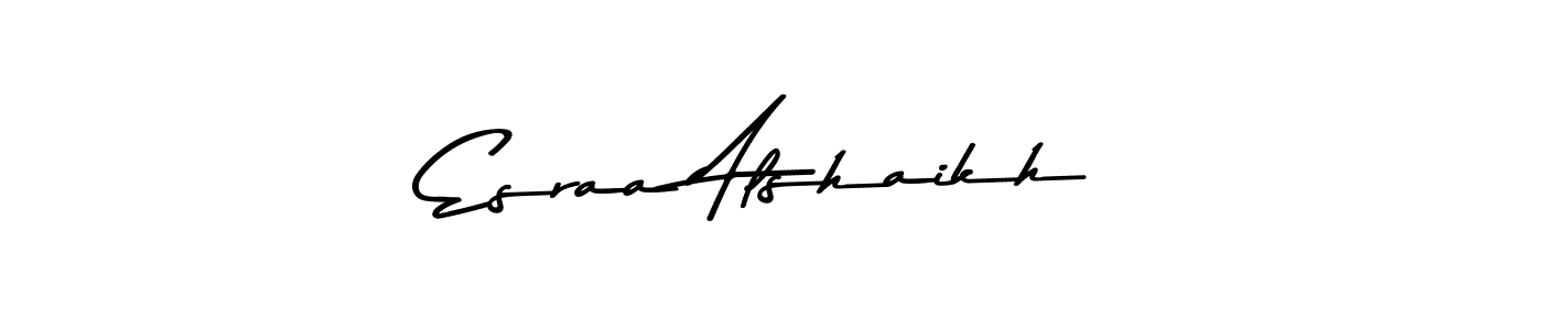 This is the best signature style for the Esraa Alshaikh name. Also you like these signature font (Asem Kandis PERSONAL USE). Mix name signature. Esraa Alshaikh signature style 9 images and pictures png