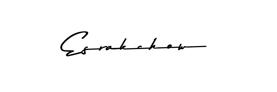 Also You can easily find your signature by using the search form. We will create Esrakchow name handwritten signature images for you free of cost using Asem Kandis PERSONAL USE sign style. Esrakchow signature style 9 images and pictures png