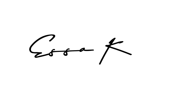 Make a beautiful signature design for name Essa K. Use this online signature maker to create a handwritten signature for free. Essa K signature style 9 images and pictures png