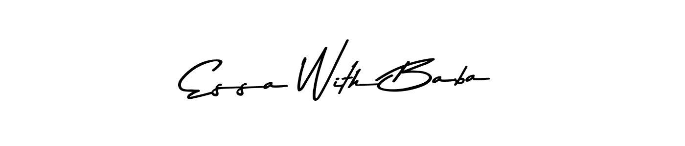 Use a signature maker to create a handwritten signature online. With this signature software, you can design (Asem Kandis PERSONAL USE) your own signature for name Essa With Baba. Essa With Baba signature style 9 images and pictures png