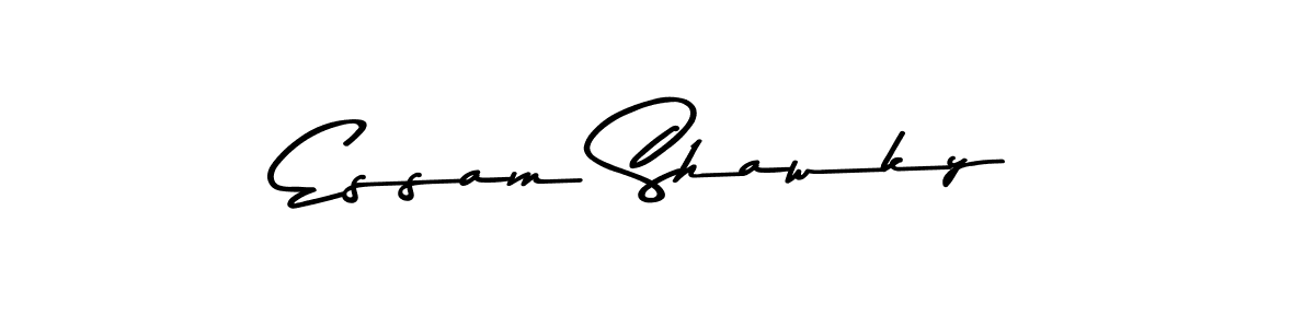 Use a signature maker to create a handwritten signature online. With this signature software, you can design (Asem Kandis PERSONAL USE) your own signature for name Essam Shawky. Essam Shawky signature style 9 images and pictures png