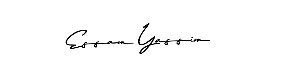 How to make Essam Yassim signature? Asem Kandis PERSONAL USE is a professional autograph style. Create handwritten signature for Essam Yassim name. Essam Yassim signature style 9 images and pictures png
