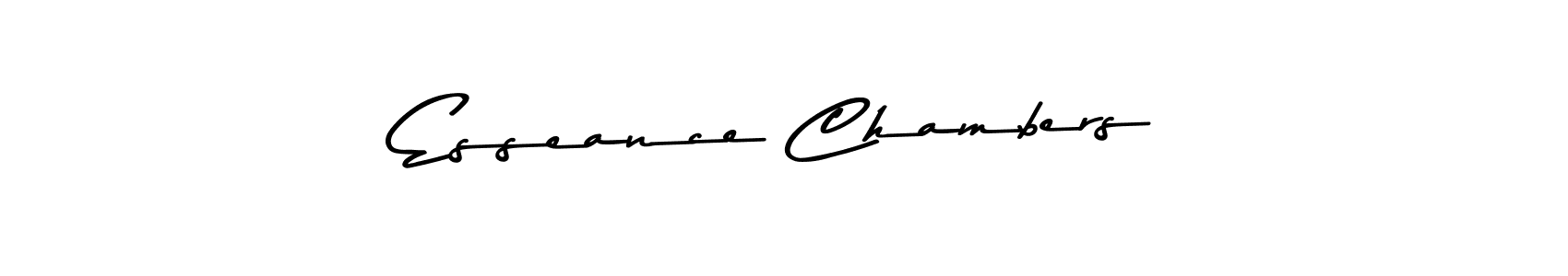 How to make Esseance Chambers name signature. Use Asem Kandis PERSONAL USE style for creating short signs online. This is the latest handwritten sign. Esseance Chambers signature style 9 images and pictures png
