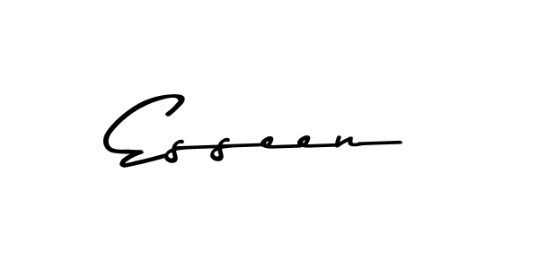 Design your own signature with our free online signature maker. With this signature software, you can create a handwritten (Asem Kandis PERSONAL USE) signature for name Esseen. Esseen signature style 9 images and pictures png