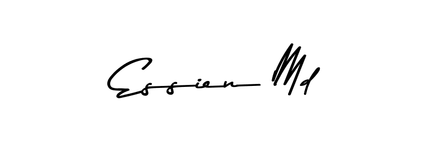 Make a beautiful signature design for name Essien Md. With this signature (Asem Kandis PERSONAL USE) style, you can create a handwritten signature for free. Essien Md signature style 9 images and pictures png