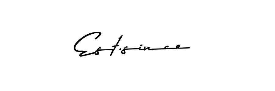 Here are the top 10 professional signature styles for the name Est.since. These are the best autograph styles you can use for your name. Est.since signature style 9 images and pictures png