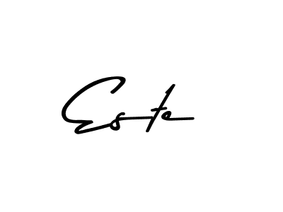 How to Draw Este signature style? Asem Kandis PERSONAL USE is a latest design signature styles for name Este. Este signature style 9 images and pictures png