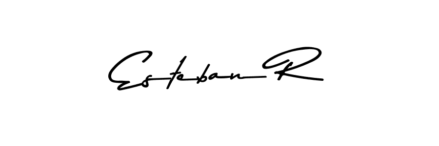 Design your own signature with our free online signature maker. With this signature software, you can create a handwritten (Asem Kandis PERSONAL USE) signature for name Esteban R. Esteban R signature style 9 images and pictures png