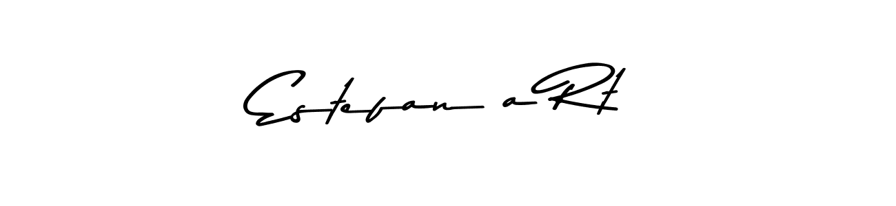 Create a beautiful signature design for name Estefanía Rt. With this signature (Asem Kandis PERSONAL USE) fonts, you can make a handwritten signature for free. Estefanía Rt signature style 9 images and pictures png