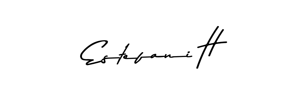 Also we have Estefani H name is the best signature style. Create professional handwritten signature collection using Asem Kandis PERSONAL USE autograph style. Estefani H signature style 9 images and pictures png