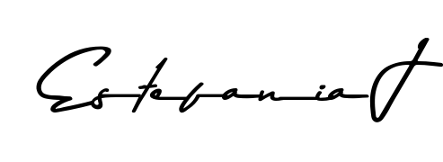 How to Draw Estefania J signature style? Asem Kandis PERSONAL USE is a latest design signature styles for name Estefania J. Estefania J signature style 9 images and pictures png