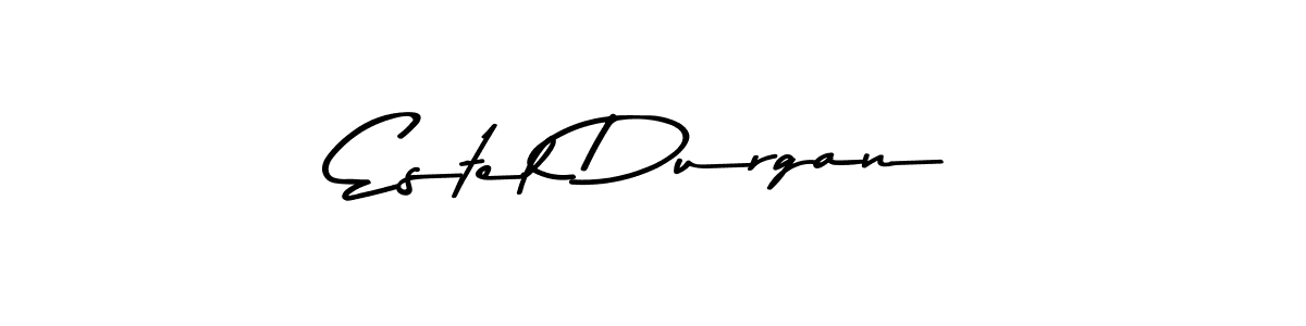 You should practise on your own different ways (Asem Kandis PERSONAL USE) to write your name (Estel Durgan) in signature. don't let someone else do it for you. Estel Durgan signature style 9 images and pictures png