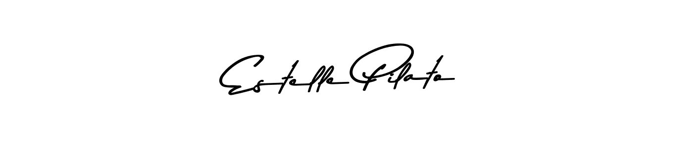 Make a beautiful signature design for name Estelle Pilato. With this signature (Asem Kandis PERSONAL USE) style, you can create a handwritten signature for free. Estelle Pilato signature style 9 images and pictures png