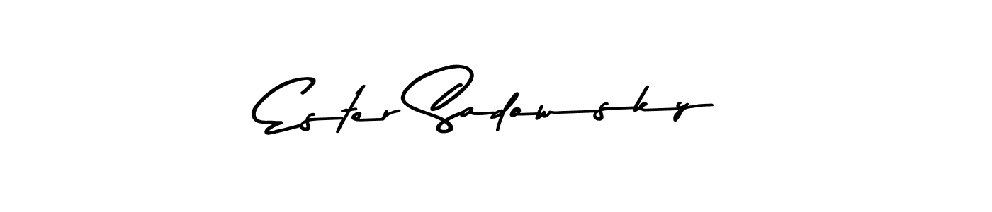 How to make Ester Sadowsky signature? Asem Kandis PERSONAL USE is a professional autograph style. Create handwritten signature for Ester Sadowsky name. Ester Sadowsky signature style 9 images and pictures png