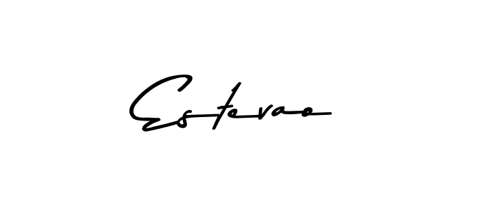 Make a beautiful signature design for name Estevao. With this signature (Asem Kandis PERSONAL USE) style, you can create a handwritten signature for free. Estevao signature style 9 images and pictures png