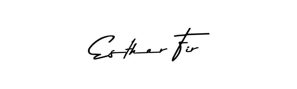 Design your own signature with our free online signature maker. With this signature software, you can create a handwritten (Asem Kandis PERSONAL USE) signature for name Esther Fir. Esther Fir signature style 9 images and pictures png