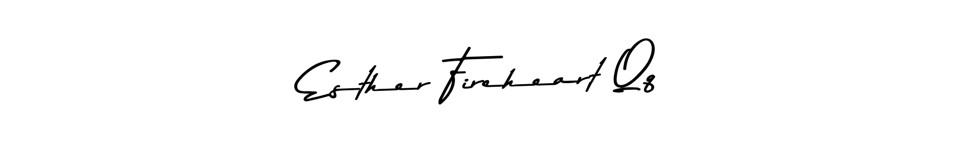 Make a beautiful signature design for name Esther Fireheart Qq. With this signature (Asem Kandis PERSONAL USE) style, you can create a handwritten signature for free. Esther Fireheart Qq signature style 9 images and pictures png