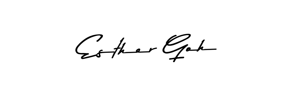 Also You can easily find your signature by using the search form. We will create Esther Goh name handwritten signature images for you free of cost using Asem Kandis PERSONAL USE sign style. Esther Goh signature style 9 images and pictures png