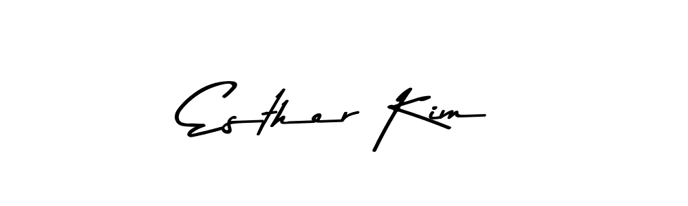 Make a beautiful signature design for name Esther Kim. With this signature (Asem Kandis PERSONAL USE) style, you can create a handwritten signature for free. Esther Kim signature style 9 images and pictures png