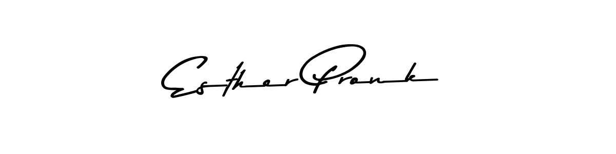 Also we have Esther Pronk name is the best signature style. Create professional handwritten signature collection using Asem Kandis PERSONAL USE autograph style. Esther Pronk signature style 9 images and pictures png