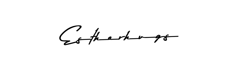 How to Draw Estherhugs signature style? Asem Kandis PERSONAL USE is a latest design signature styles for name Estherhugs. Estherhugs signature style 9 images and pictures png