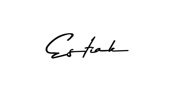 Estiak stylish signature style. Best Handwritten Sign (Asem Kandis PERSONAL USE) for my name. Handwritten Signature Collection Ideas for my name Estiak. Estiak signature style 9 images and pictures png