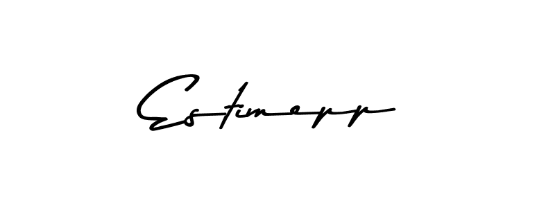 The best way (Asem Kandis PERSONAL USE) to make a short signature is to pick only two or three words in your name. The name Estimepp include a total of six letters. For converting this name. Estimepp signature style 9 images and pictures png