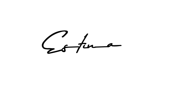 The best way (Asem Kandis PERSONAL USE) to make a short signature is to pick only two or three words in your name. The name Estina include a total of six letters. For converting this name. Estina signature style 9 images and pictures png