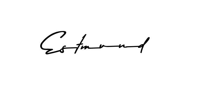 How to make Estmund name signature. Use Asem Kandis PERSONAL USE style for creating short signs online. This is the latest handwritten sign. Estmund signature style 9 images and pictures png