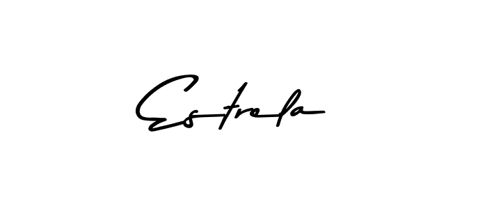 Estrela stylish signature style. Best Handwritten Sign (Asem Kandis PERSONAL USE) for my name. Handwritten Signature Collection Ideas for my name Estrela. Estrela signature style 9 images and pictures png