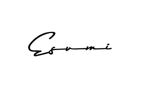 How to make Esumi signature? Asem Kandis PERSONAL USE is a professional autograph style. Create handwritten signature for Esumi name. Esumi signature style 9 images and pictures png