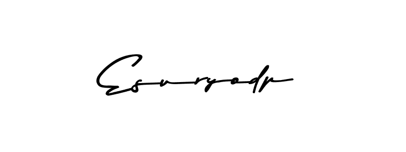 Also You can easily find your signature by using the search form. We will create Esuryodp name handwritten signature images for you free of cost using Asem Kandis PERSONAL USE sign style. Esuryodp signature style 9 images and pictures png