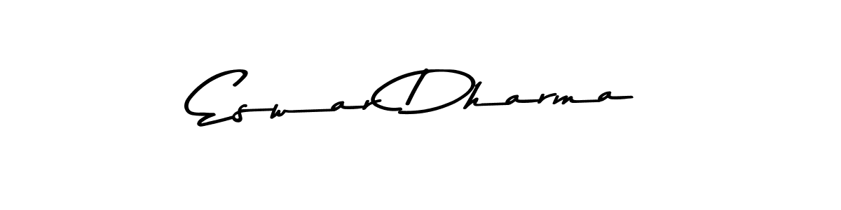 Make a beautiful signature design for name Eswar Dharma. Use this online signature maker to create a handwritten signature for free. Eswar Dharma signature style 9 images and pictures png