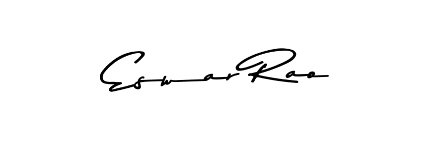 Create a beautiful signature design for name Eswar Rao. With this signature (Asem Kandis PERSONAL USE) fonts, you can make a handwritten signature for free. Eswar Rao signature style 9 images and pictures png