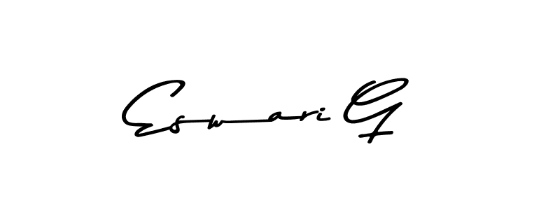 How to Draw Eswari G signature style? Asem Kandis PERSONAL USE is a latest design signature styles for name Eswari G. Eswari G signature style 9 images and pictures png