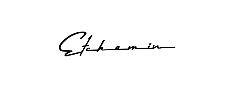 Etchemin stylish signature style. Best Handwritten Sign (Asem Kandis PERSONAL USE) for my name. Handwritten Signature Collection Ideas for my name Etchemin. Etchemin signature style 9 images and pictures png