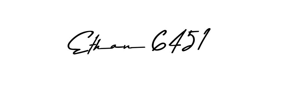 Ethan 6451 stylish signature style. Best Handwritten Sign (Asem Kandis PERSONAL USE) for my name. Handwritten Signature Collection Ideas for my name Ethan 6451. Ethan 6451 signature style 9 images and pictures png