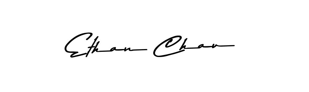 Design your own signature with our free online signature maker. With this signature software, you can create a handwritten (Asem Kandis PERSONAL USE) signature for name Ethan Chau. Ethan Chau signature style 9 images and pictures png