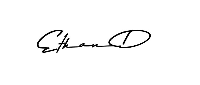 Create a beautiful signature design for name Ethan D. With this signature (Asem Kandis PERSONAL USE) fonts, you can make a handwritten signature for free. Ethan D signature style 9 images and pictures png