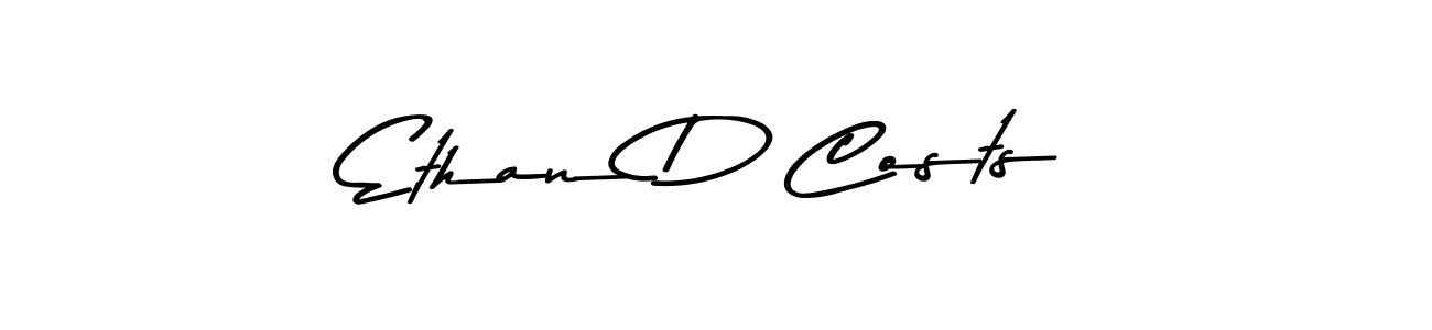 Ethan D Costs stylish signature style. Best Handwritten Sign (Asem Kandis PERSONAL USE) for my name. Handwritten Signature Collection Ideas for my name Ethan D Costs. Ethan D Costs signature style 9 images and pictures png